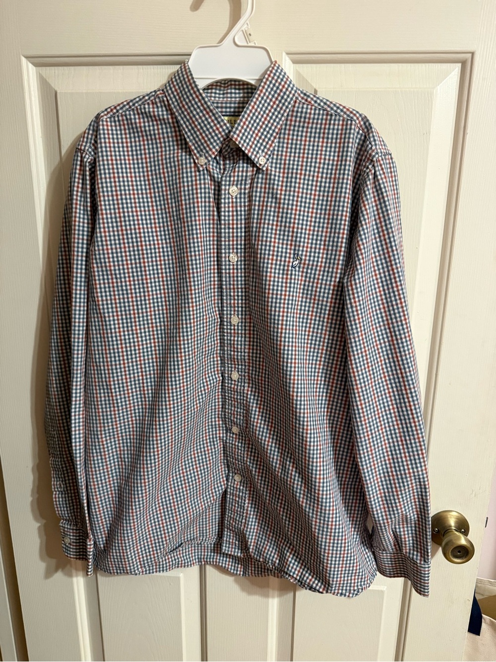 Mobile Bay Men's Check Button-Down Shirt - size small